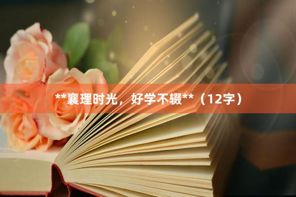 **襄理时光，好学不辍**（12字）